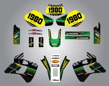 Kawasaki KDX 250 - 1991 / 1994 Full  Custom Graphic  Kit -FACTORY STYLE