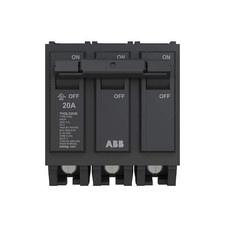 GE ABB 20 Amp 1 in. 3-Pole Circuit Breaker (THQL32020A)