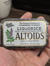 NUOVE zecche liquirizia Altoids 1,76 oz ~ 1 latta sigillata da collezione ~ fuori produzione gustosa