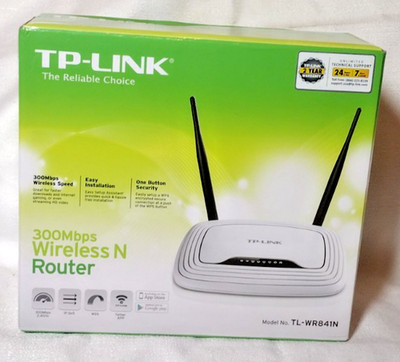 TP-Link TL-WR841N Wireless N Wi-Fi Router White 300Mbps 5dBi Antennas 4-Ports