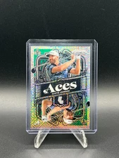 Dustin Johnson 2024 Panini Prizm LIV Golf Green Mojo #/54 Aces 4Aces GC