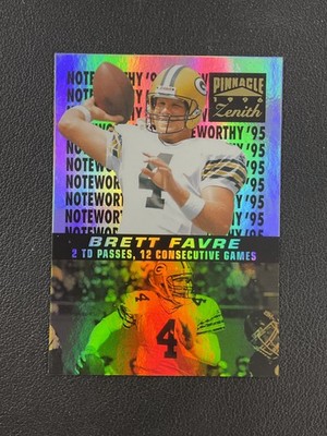 1996 Zenith #7 Brett Favre Noteworthy '95 Green Bay Packers