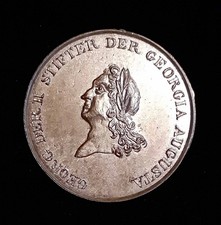 Zinnmedaille auf das 100 jährige Jubiläum der Universität Göttingen 1837, selten