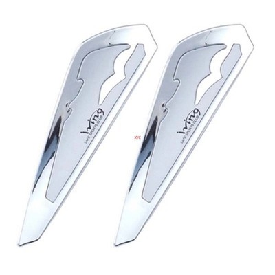 Universal Chrome Windshield Wiper Blade Spoiler Aerodynamic Downforce Add On