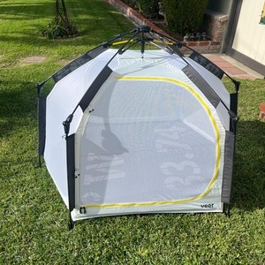 Veer Kids Basecamp + Air Pad Pop-Up Tent Trail Rated Beach or Camp Shelter