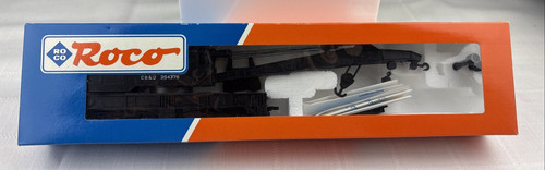 HO Scale Roco 625-48695 CB&Q Burlington Route 200 Tonnen Kran #204376 Neu in OVP | Zustand: New