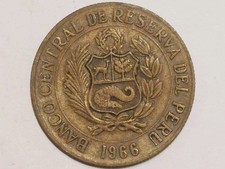 Coin Peru: 1 Sol 1966