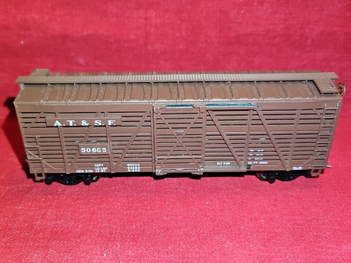 Coche de ganado Athearn HO Atchison Topeka y Santa Fe AT&SF # 50605 | Zustand: Used