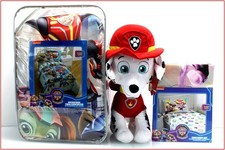 5 Piece - Paw Patrol MIGHTY MOVIE Comforter  Sheet Set  Plush MARSHALL - TWIN