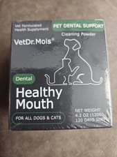 Dog Teeth Cleaning Powder, Dog Dental Powder and Cats Breath Freshener, Plaqu...