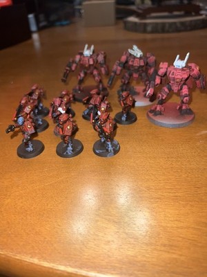Warhammer 40k Tau Lot fire warriors and crisis suits