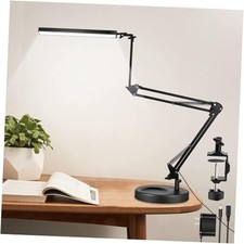 LED Desk Lamp with Clamp,2-in-1 Clamp on Desk Lamps with Base,50.7"