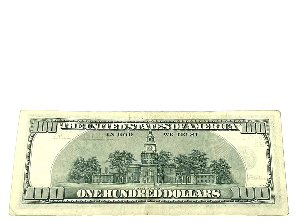 U.S. 1996  $100 FEDERAL RESERVE NOTE, CRISP, S/N AB 97165889 S (#506) - Image 2 of 2