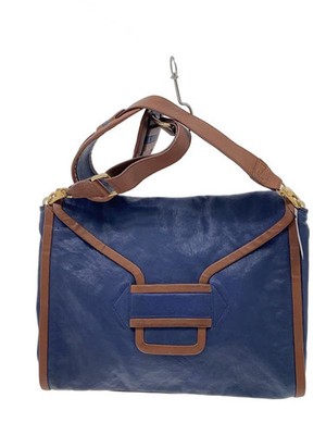 PIERRE HARDY Shoulder Bag, Leather, Navy, Plain