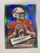 2022 Bowman Chrome University Football Graham Mertz 1952 52BF-20 Wisconsin