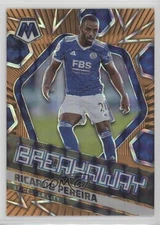 2021 Panini Mosaic Premier League Fluorescent Orange Prizm Ricardo Pereira 2u6