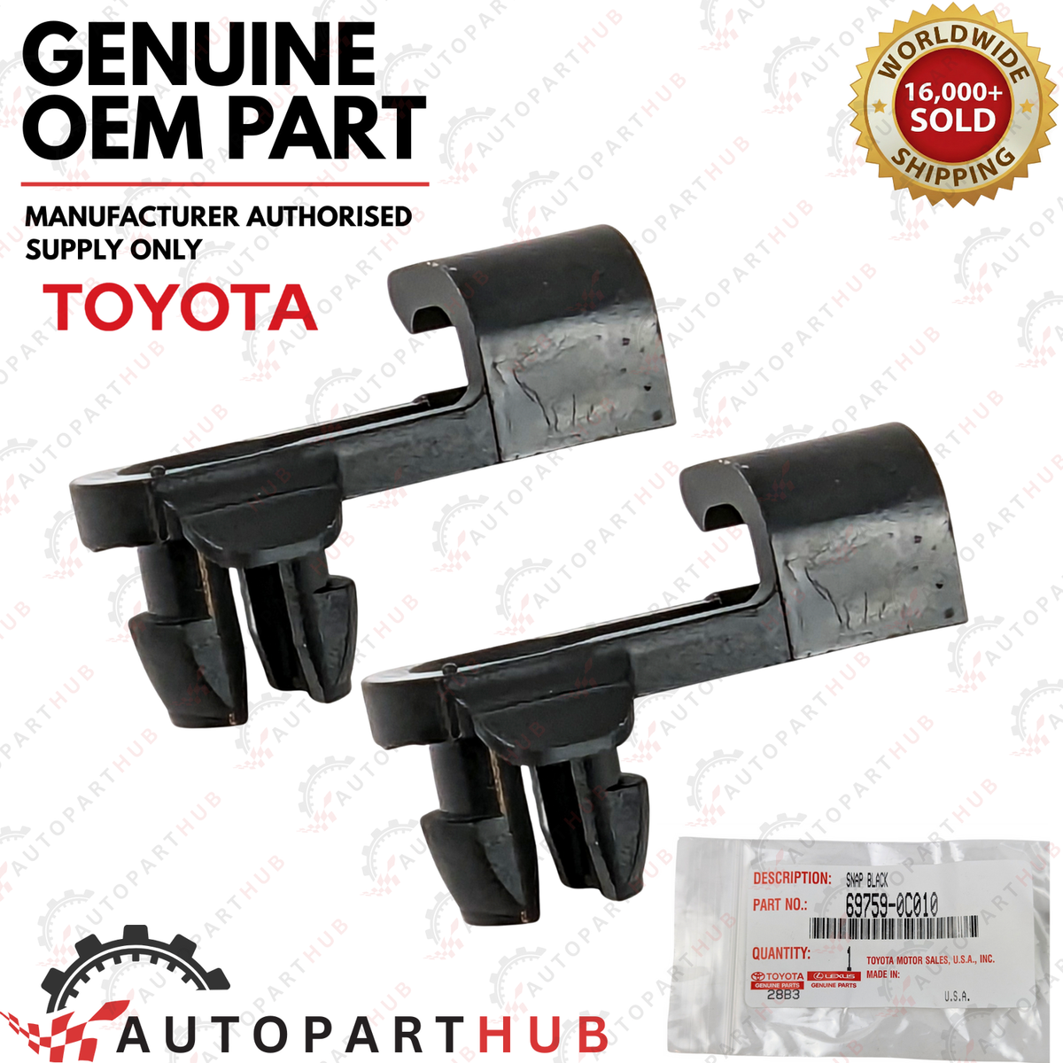 Toyota OEM Genuine 01-20 Sequoia 00-13 Tundra Hood Safety Catch