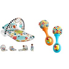 Fisher-Price Baby Activity Mat Glow and Grow Kick  Play Piano Gym  Newborn ...