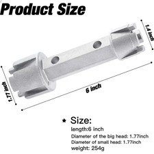 Tub Drain Remover Wrench - Use to Install and Remove Most Bath and Shower Dra...