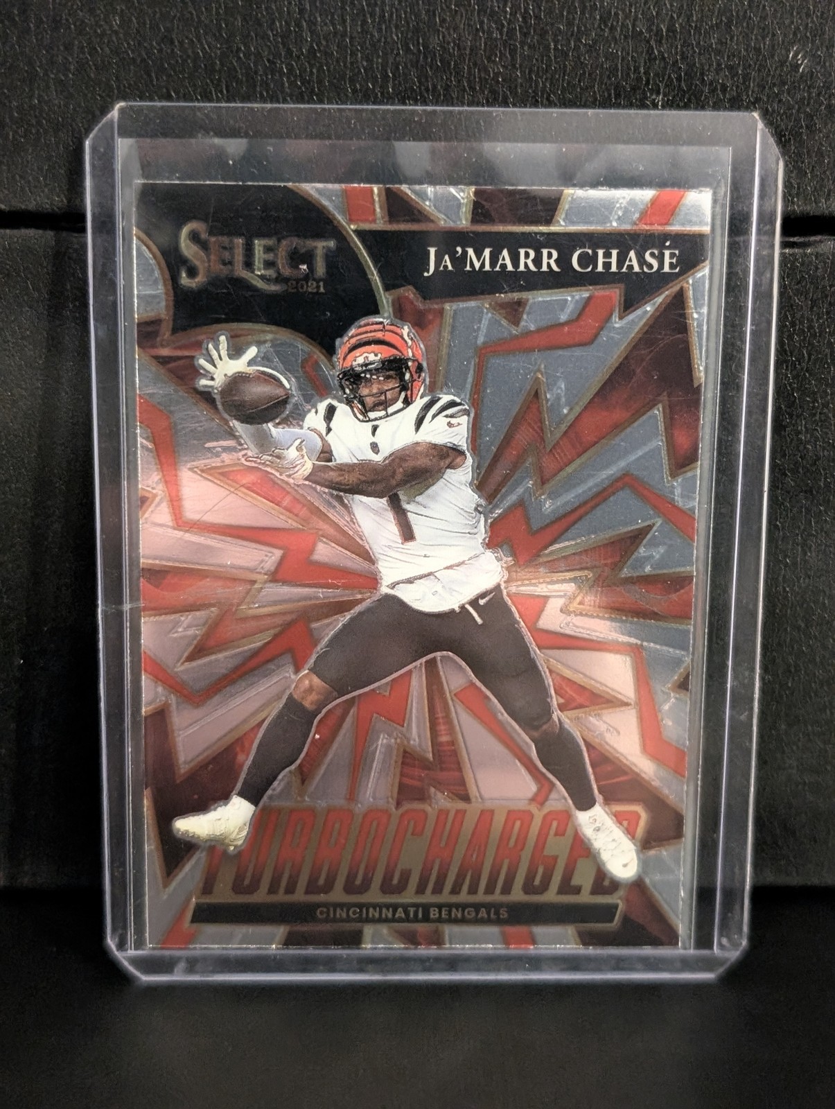 2021 Panini Select - Turbocharged Ja'Marr Chase #TUR-8 (RC)