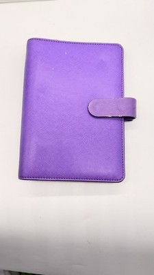 Filofax saffiano Purple Personal  Size Organizer Six-Ring Binder Planner