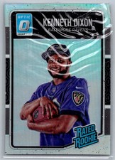 2016 Donruss Optic Silver Holo Kenneth Dixon 180