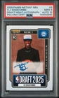 VJ Edgecombe 2025 Panini Draft Night RC Auto NBADN-3 PSA 9 MINT w/ 10 AUTO
