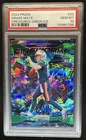 2024 Panini Prizm Drake Maye Fireworks RC Green Ice Rookie #22 Patriots PSA 10