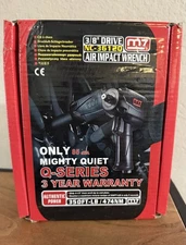 Mighty Seven NC-3612Q 3/8 in. Drive Quiet Mini Aluminum Impact Wrench band new