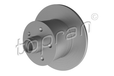 2x Bremsscheibe TOPRAN 103 263 für VW TRANSPORTER T3 Bus