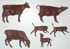 Marx 1960s Third Series Farm Animals Lot Two