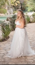 Custom Wedding Dress (2025) Size: 16