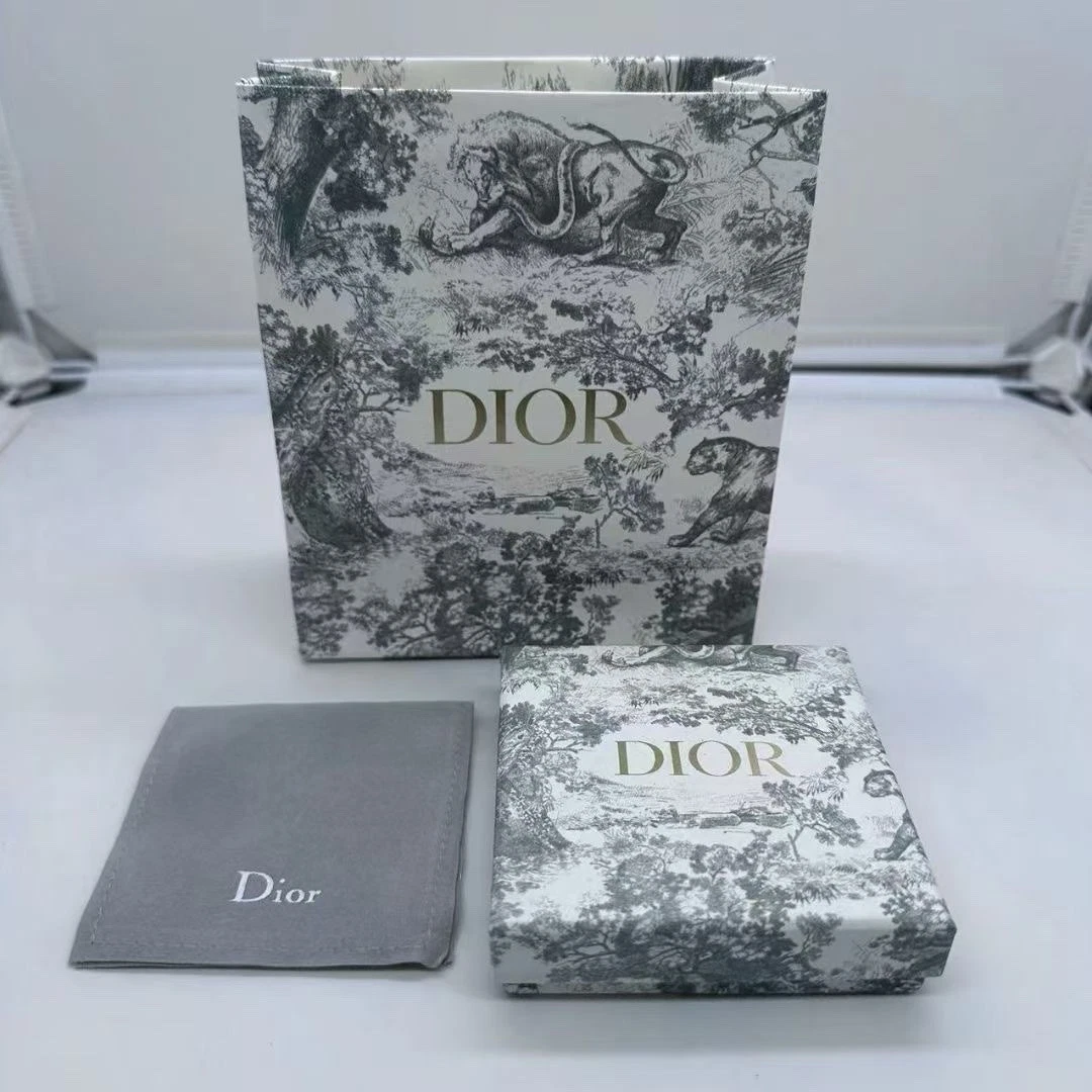 Coffret à bijoux Dior multicolore Limit sac cadeau, pochette, ruban, boîte à bijoux 4 pièces
