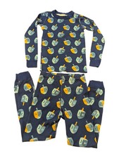 Hanna Andersson Blue Dreidel Hanukkah Holiday Pajamas Kids 130 US 8