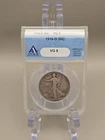 1916-D Walking Liberty Half Dollar 50c ANACS VG 8