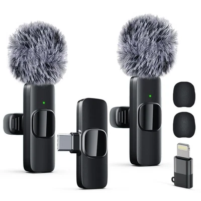 Labstandard Professional Wireless Lavalier Lapel Microphone for iPhone,... - Image 1 of 4