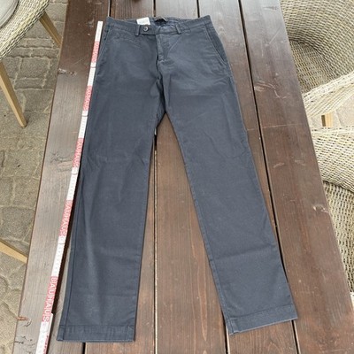 Bugatti Flexcity Chino Hose Herren blau 31 / 32 Stretch Neu Urlaub Sylt Soft