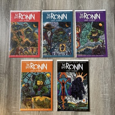 TMNT The Last Ronin Lost Years # 1-5.  B Variant Set. Eastman Covers. IDW