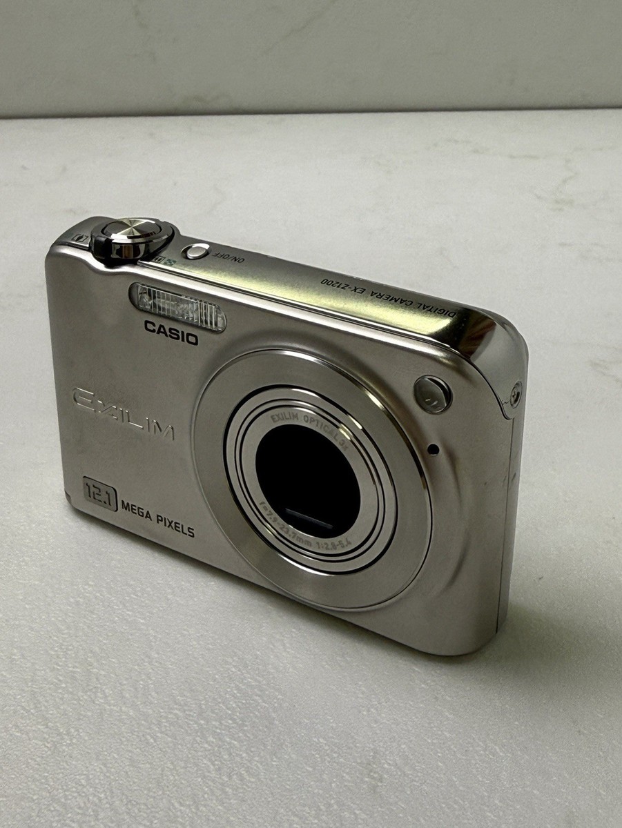CASIO EXILIM EX-Z1200 Silver Digital Camera w/SD Card
