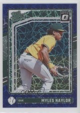 2024 Panini Donruss Optic Rated Prospects Blue Velocity Prizm Myles Naylor 11gl