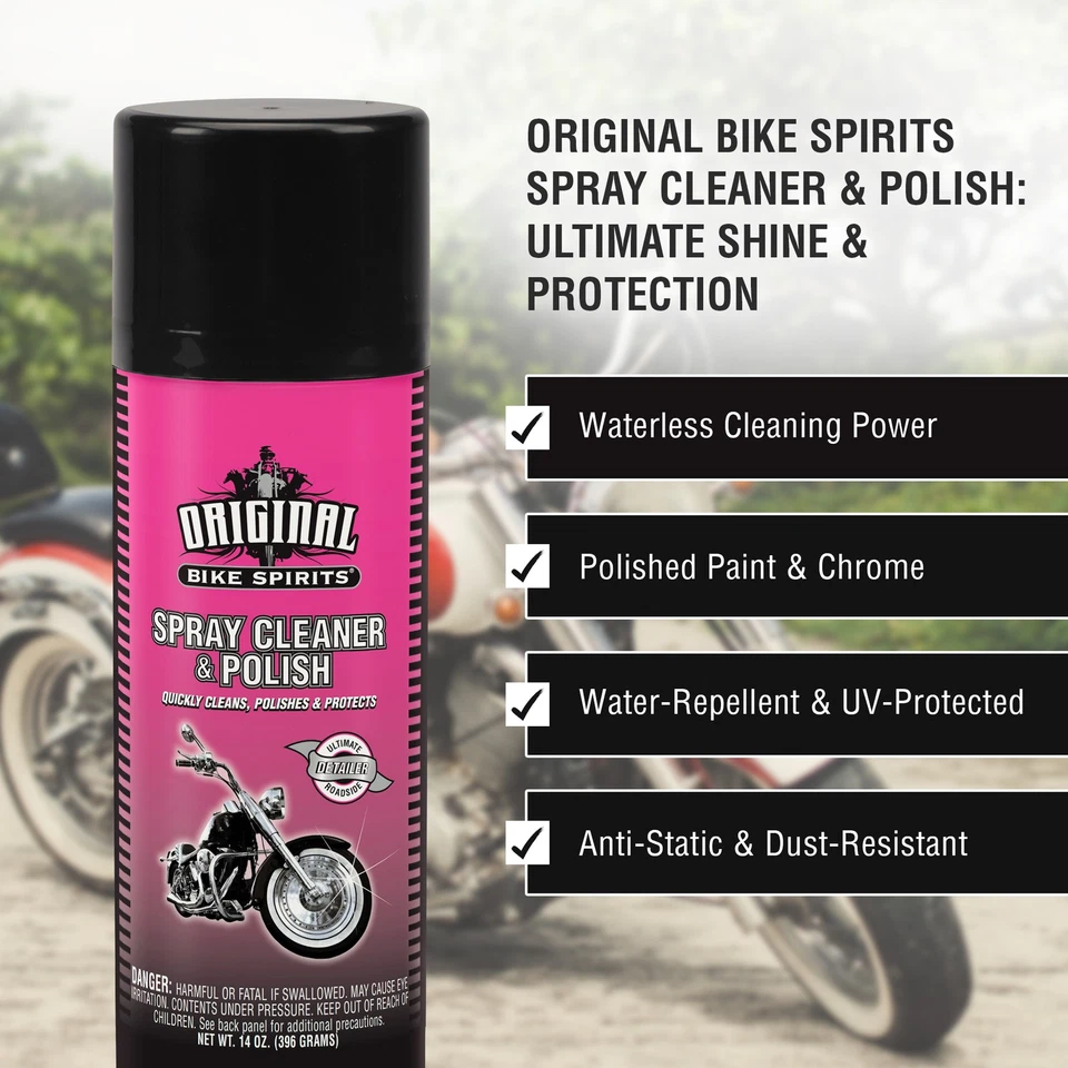 Original Bike Spirits Spray Cleaner and Polish - 14 oz (Case of 12) - 1039615 - Image 3 of 4