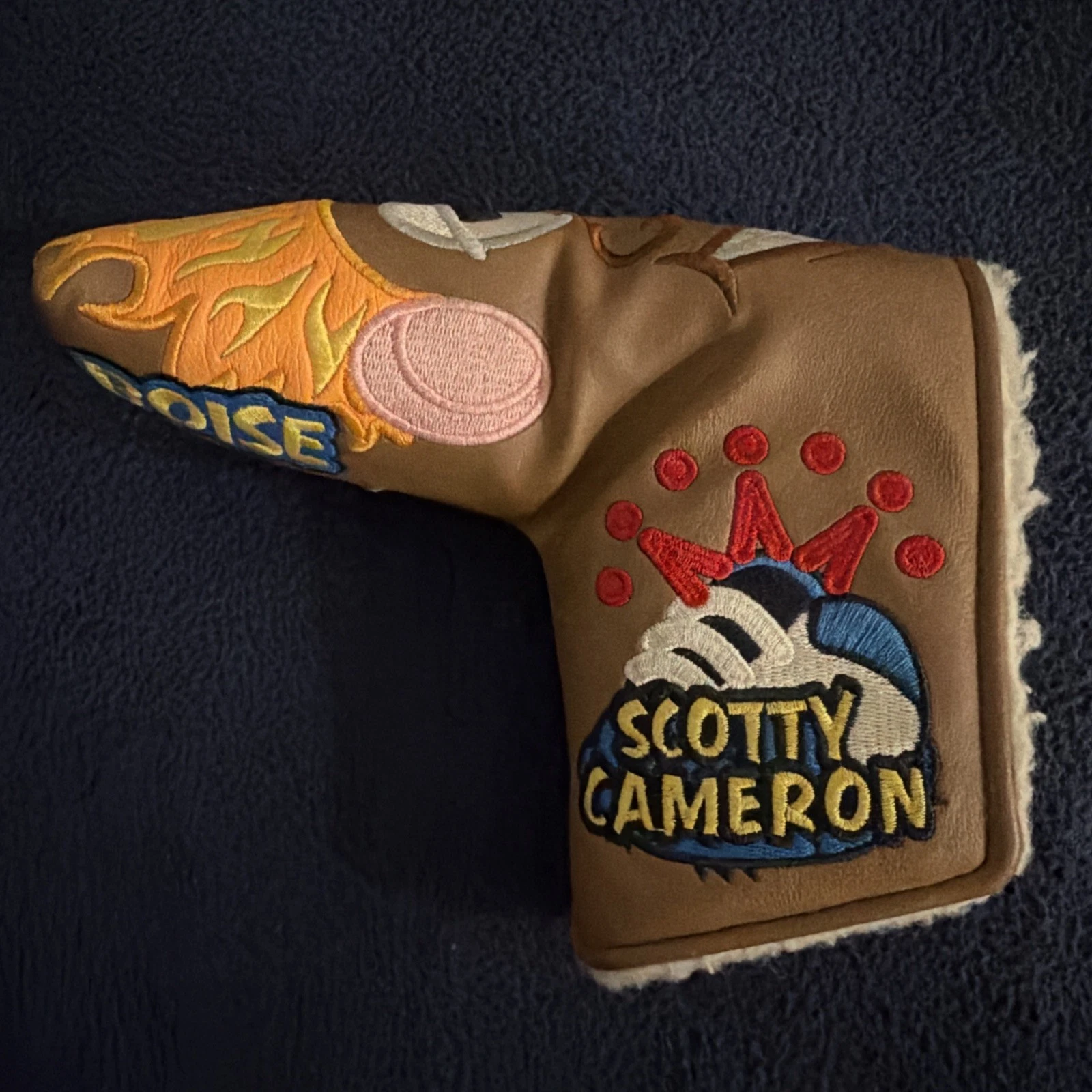 2013 Scotty Cameron Boise, ID “Hot Potato” Brown Putter Headcover