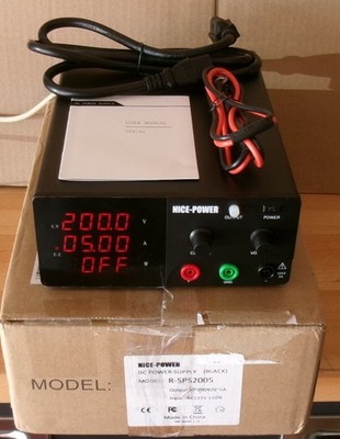NICE-POWER Variable DC Benchtop Power Supply - 200V 5A 1000W, High Power
