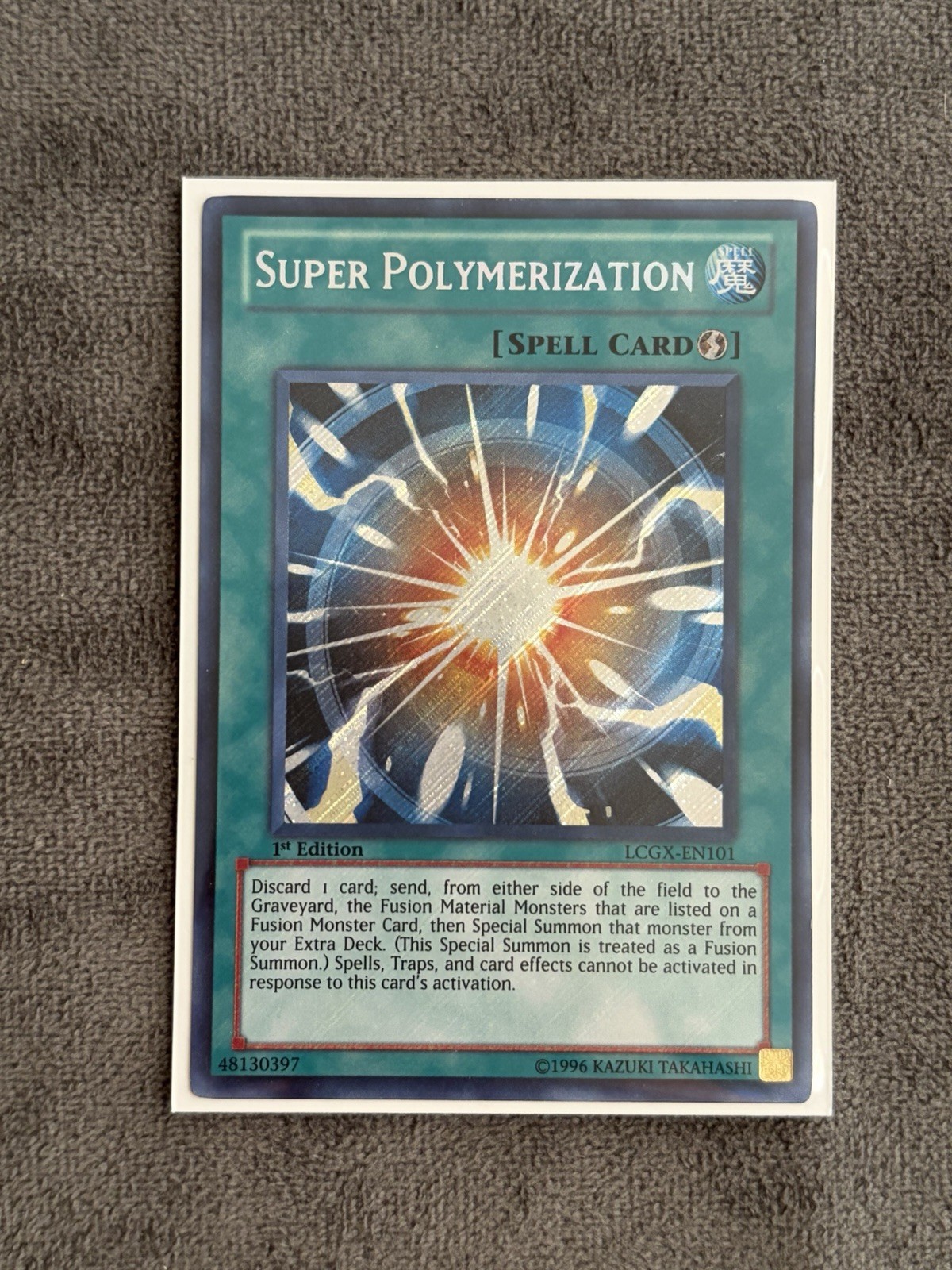 Yu-Gi-Oh! Konami Super Polymerization LCGX-EN101 1st Ed Secret Rare