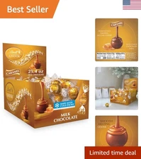Indulge in 25.4oz LINDOR Caramel Milk Chocolate Truffles - 60 Count Gift Box