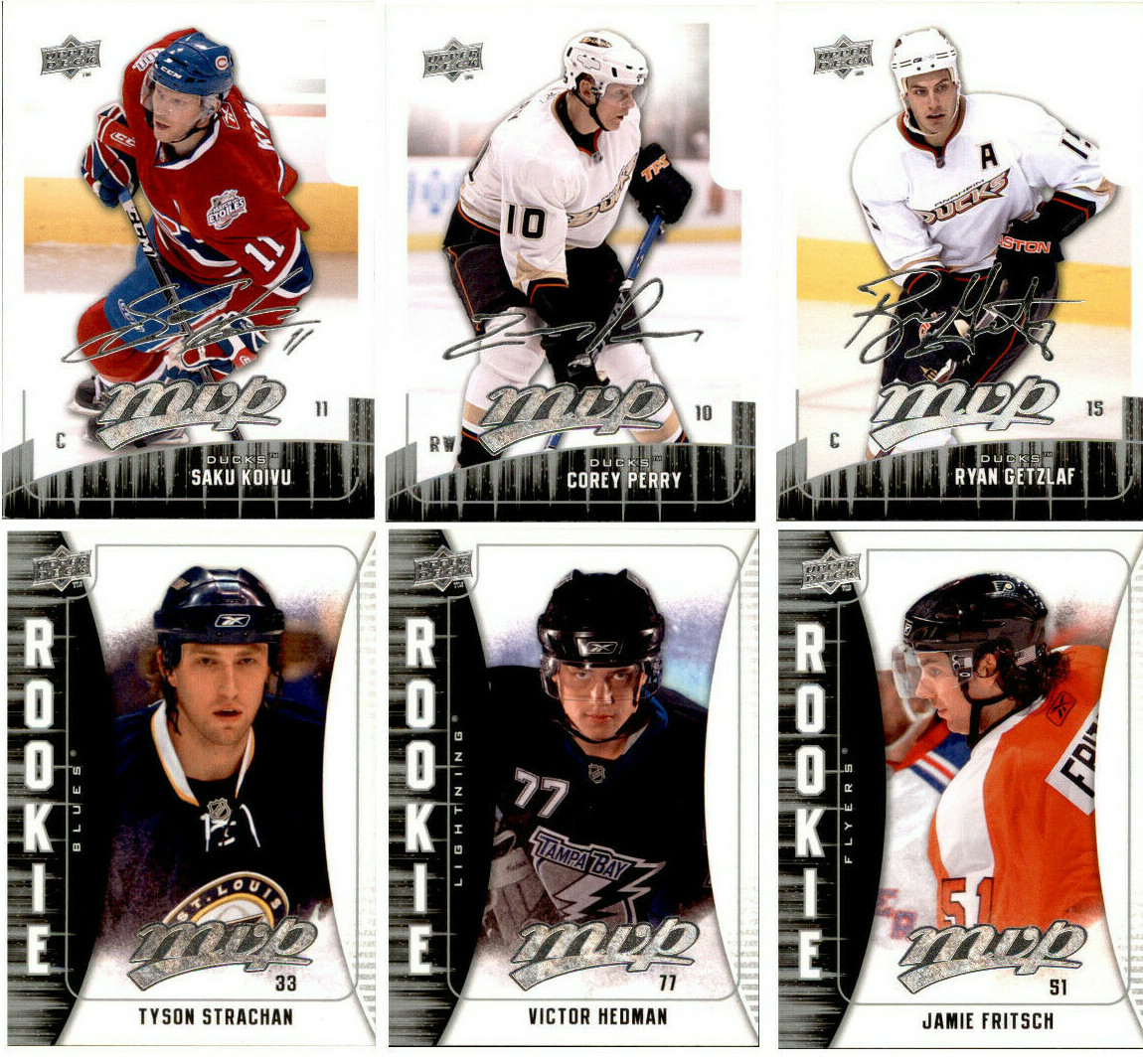 2009-10 Upper Deck MVP Base cards #1-394 U-Pick From List