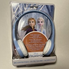 Frozen II Kids Headphones Adjustable Headband, Stereo Sound, 3.5 mm Wired - New