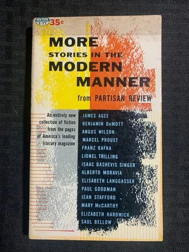1954 MORE STORIES IN THE MODERN MANNER Partisian Review 5.0 Avon T-77 Paperback
