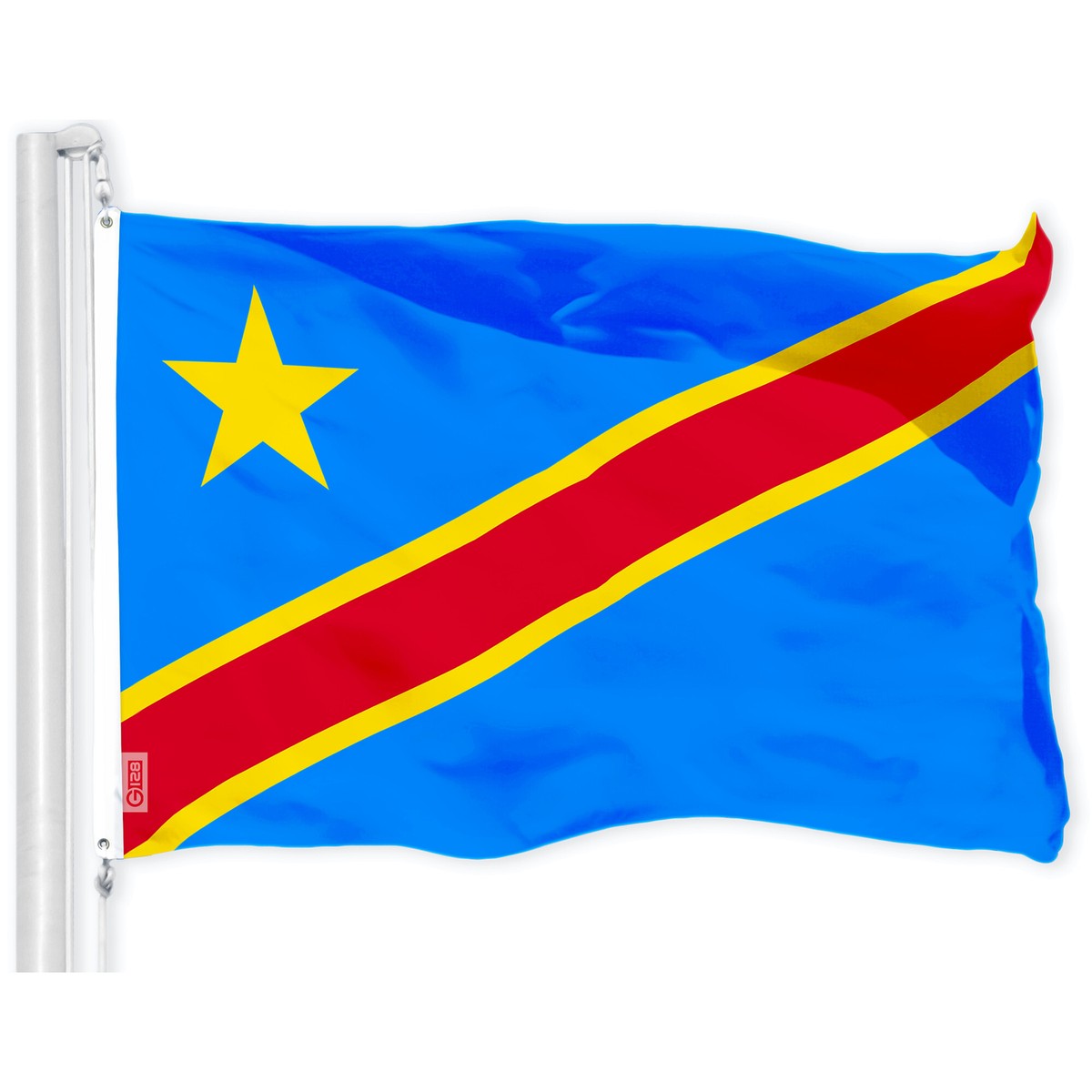 Democratic Republic of the Congo Congolese Flag 3x5 Ft Printed