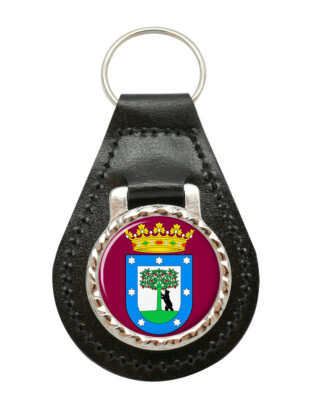Madrid (Spanien) Leder Schlüsselanhänger